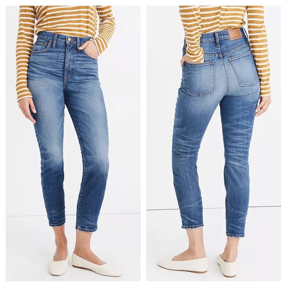 Madewell Rivet & Thread Perfect Vintage Crop Jeans - Size 26 - Picture 2 of 10